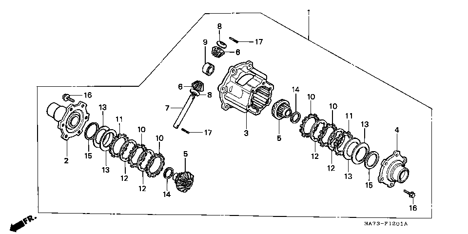 F-12-1 DIFFERENTIAL GEAR