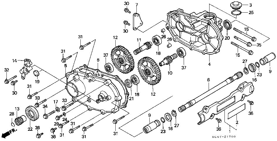 E-17 Промежуточный карданный вал