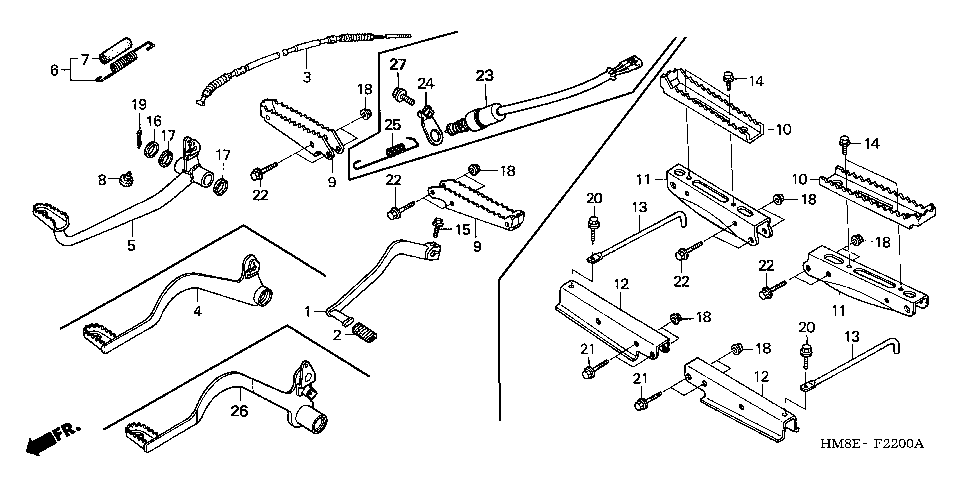 F-22 PEDAL/STEP