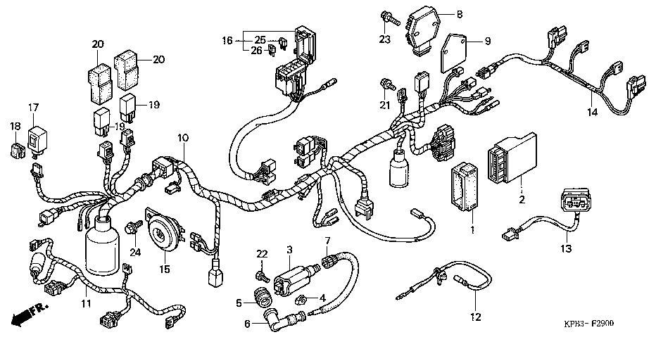 F-29 WIRE HARNESS (NSS2501)
