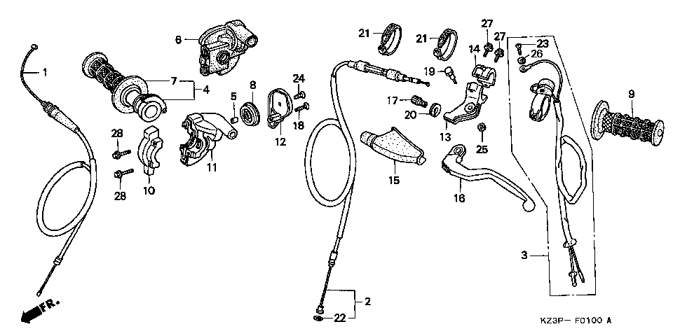 F-1 HANDLE LEVER