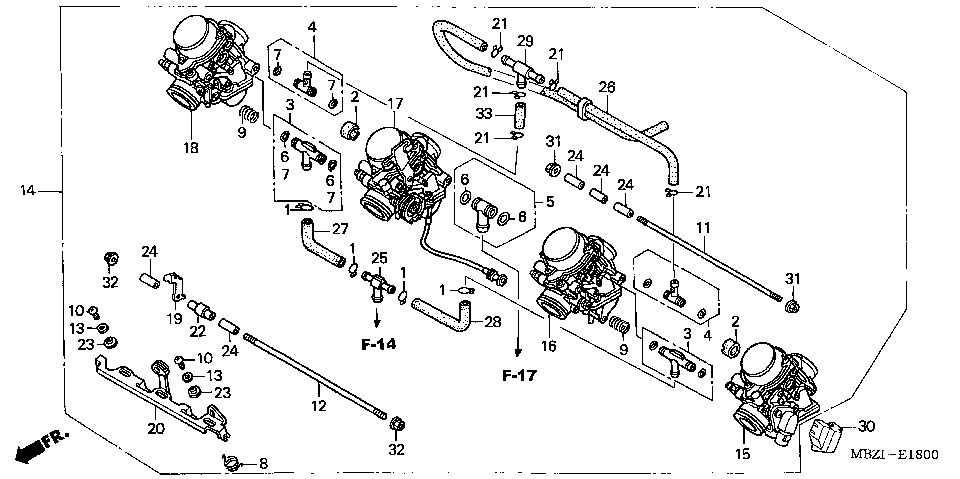 E-18 CARBURETOR (ASSY.) (1)