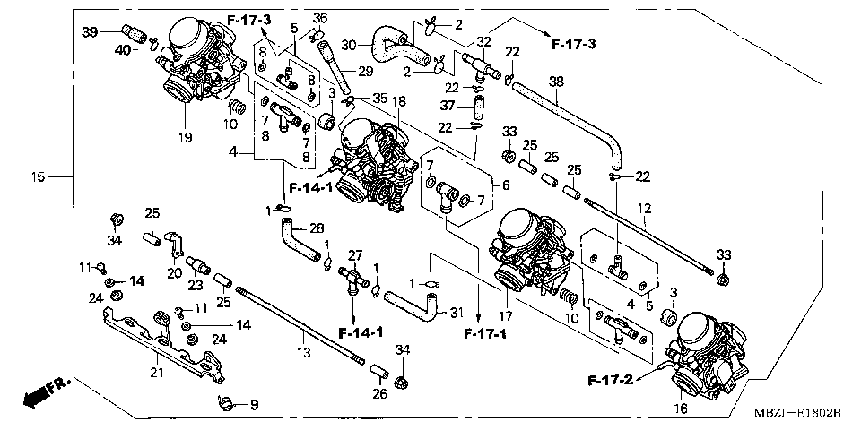 E-18-2 CARBURETOR (ASSY.) (2)