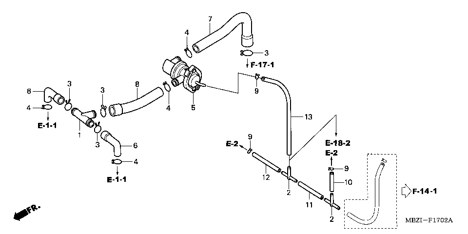 F-17-2 AIR INJECTION CONTROL VALVE
