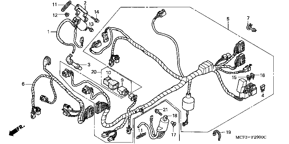 F-29 WIRE HARNESS (FRONT)