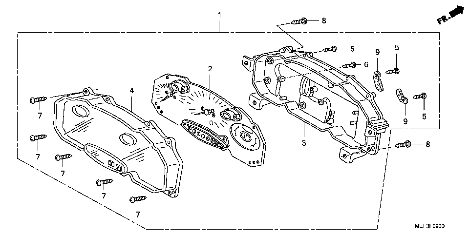 F-2 SPEEDOMETER(FJS400D8)
