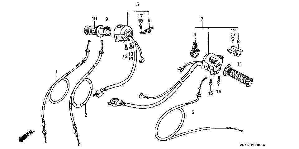 F-3 SWITCH/CABLE