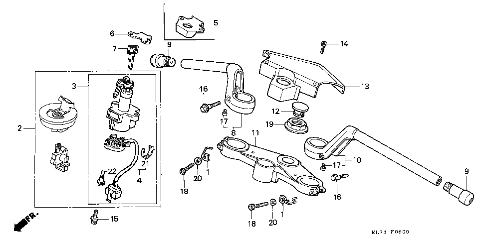 F-6 HANDLE PIPE/TOP BRIDGE