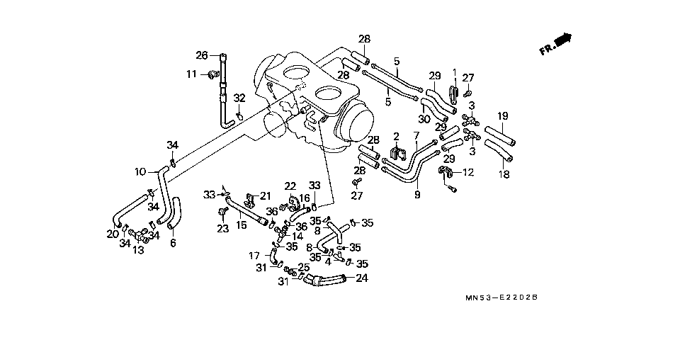 E-22-2 TUBING (1) (GL1500L/AM/SEM/AN/SEN)