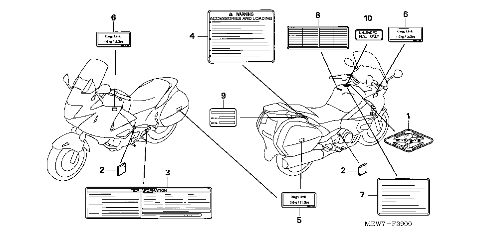 F-39 CAUTION LABEL(NT700V6-8/N T700VA6-8)
