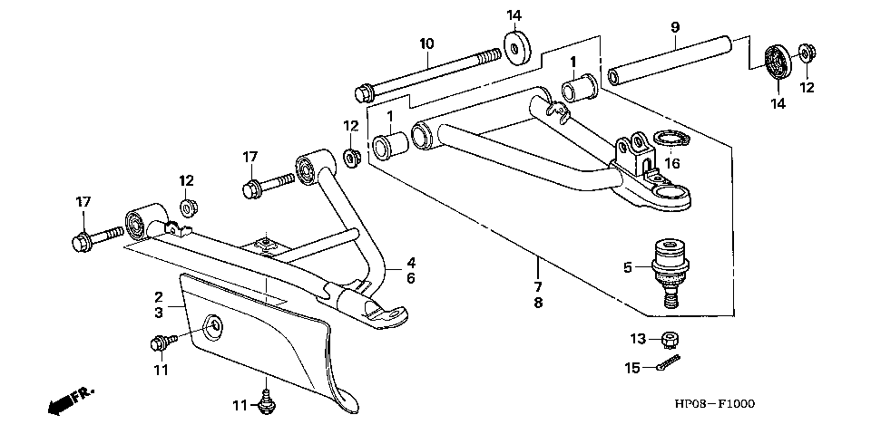 F-10 FRONT ARM