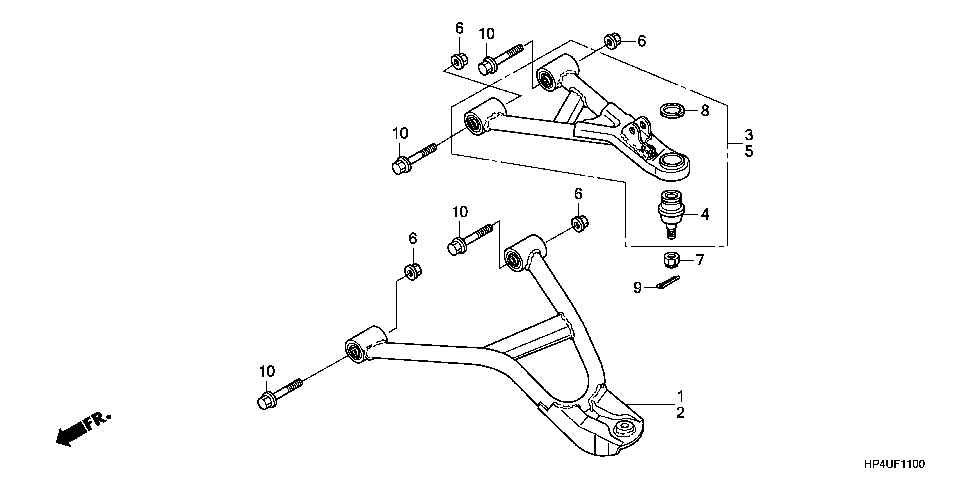 F-11 FRONT ARM(2WD)