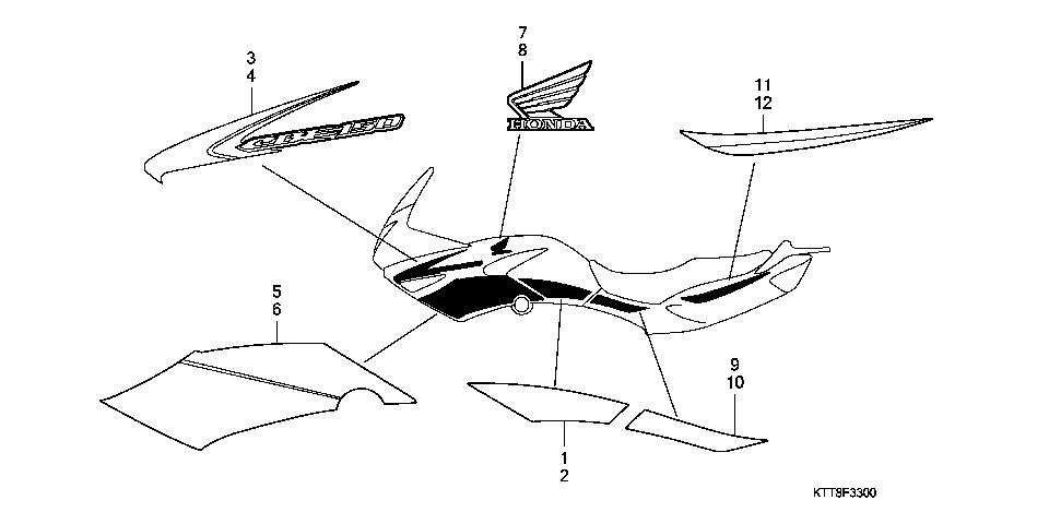 F-33 MARK/STRIPE(CBF150SH7)